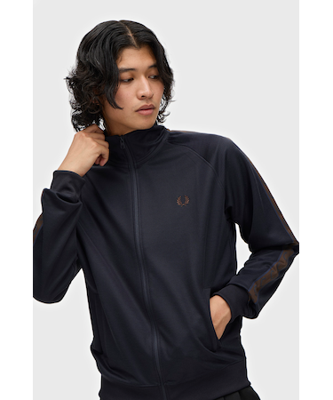 Contrast Tape Track Jacket - J5557