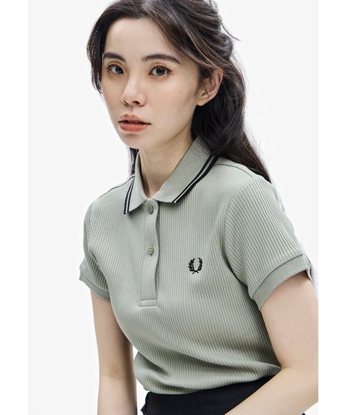 Ribbed Polo Shirt - G5138｜フレッドペリーの通販｜&mall（アンドモール）三井ショッピングパーク公式通販