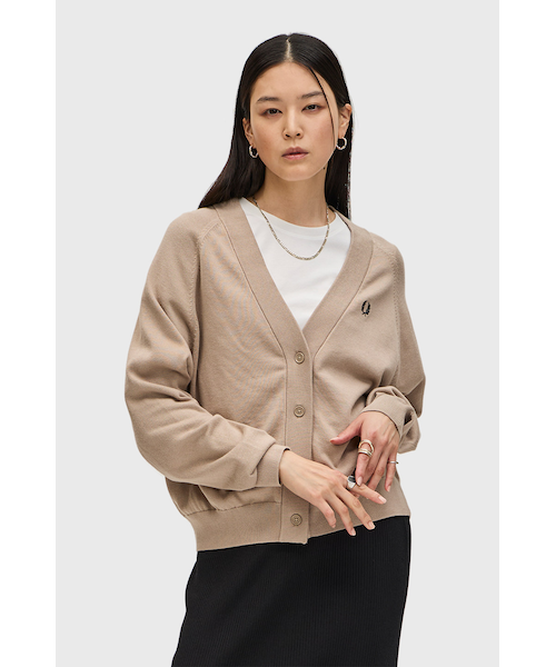Fred Perry くるみボタン Vネックカーディガン 楽天市場】フレッドペリー FRED PERRY カーディガン メンズ V