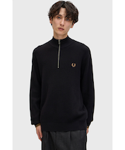 Waffle Stitch Half Zip Jumper - K8557
