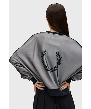 Mesh Overlay Sweatshirt - G1171