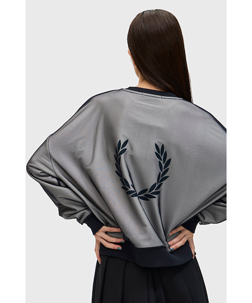 Mesh Overlay Sweatshirt - G1171