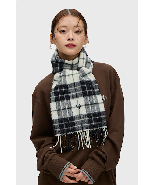 Lambswool Tartan Scarf - C8137