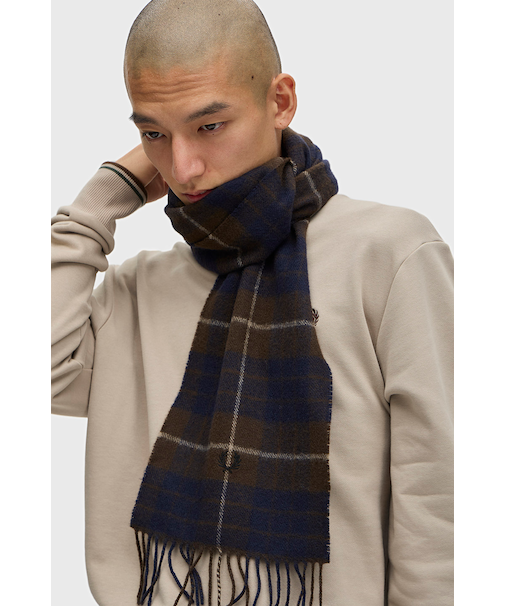 Lambswool Tartan Scarf - C8137
