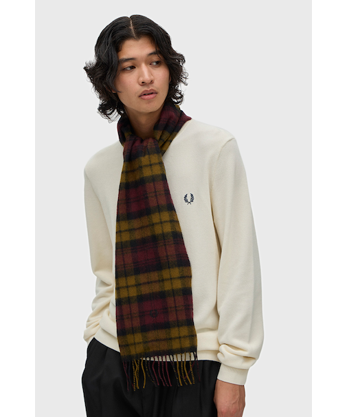 Lambswool Tartan Scarf - C8137