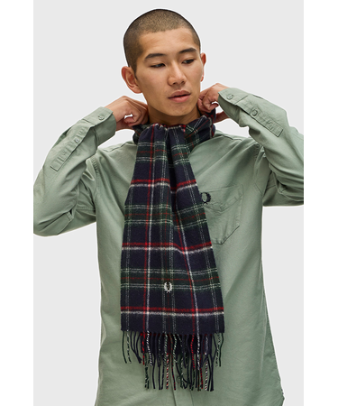 Lambswool Tartan Scarf - C8137