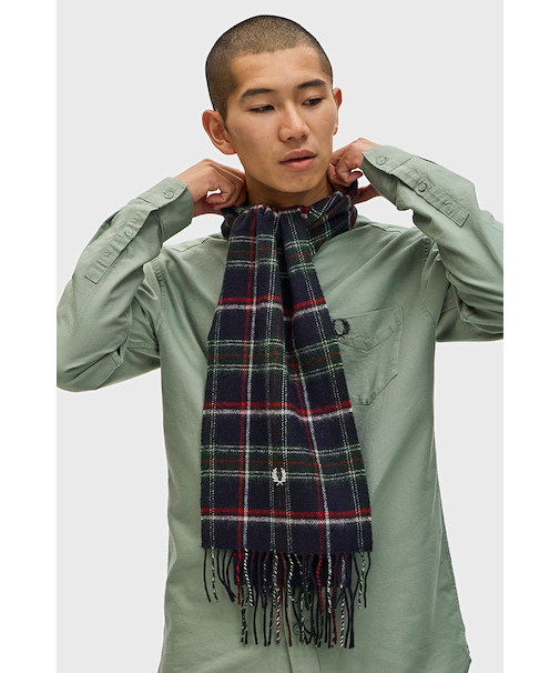 Lambswool Tartan Scarf - C8137