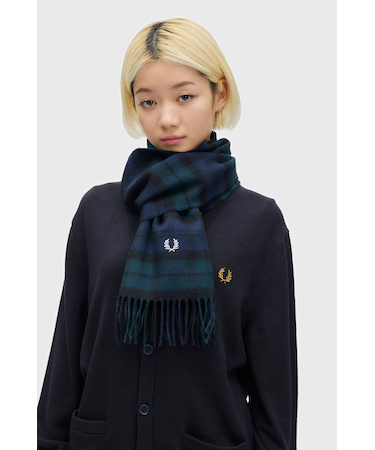 Lambswool Tartan Scarf - C8137