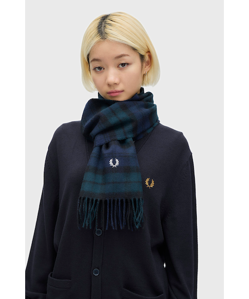 Lambswool Tartan Scarf - C8137