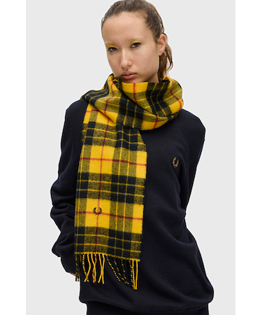 Lambswool Tartan Scarf - C8137