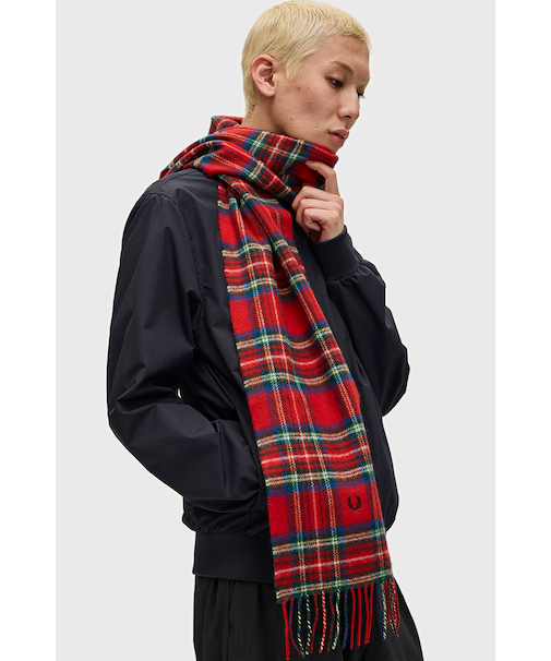 Lambswool Tartan Scarf - C8137