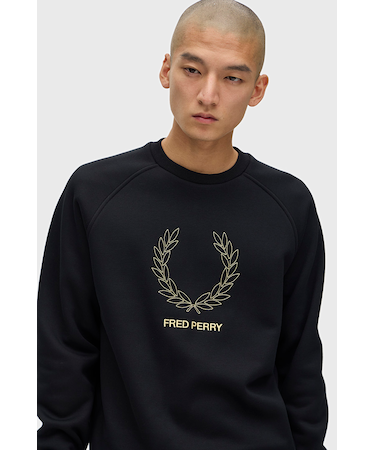Outline Laurel Wreath Sweatshirt - M1769