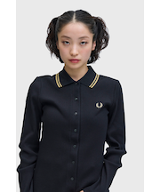 Button Through Rib Polo Shirt - G2169