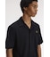 Compress Mesh Revere Collar Shirt - M1745