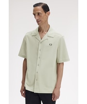 Compress Mesh Revere Collar Shirt - M1745