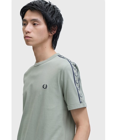 Contrast Tape Ringer T-Shirt - M4613