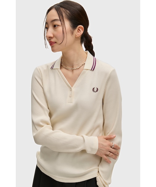 Twin Tipped Ribbed Polo Shirt - G3164
