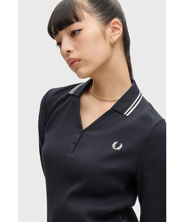 Twin Tipped Ribbed Polo Shirt - G3164