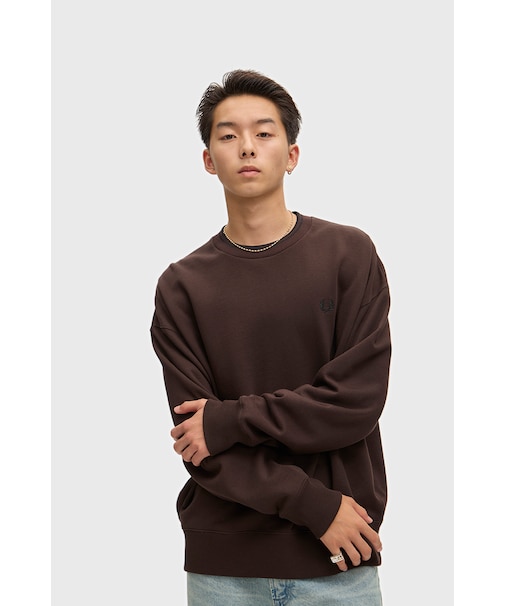 Oversized Tipped Sweatshirt - M3497