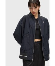 Longline Tipped Bomber Jacket - J3106