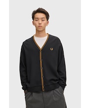 Tipped Pique Cardigan - M3449
