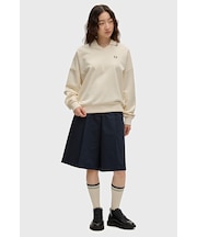 Tipped Open Collar Sweatshirt - G3140