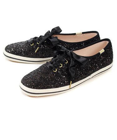 【SALE】Keds x Kate Spade ケッズ ケイトスペード CHAMPION KS GLITTER(チャンピオン KS グリッター) WF52882 ブラック