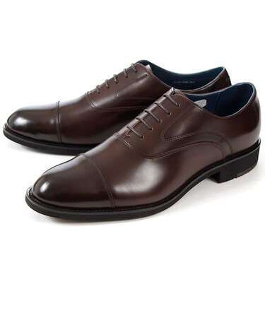 Kenford ケンフォード メンズ ビジネスシューズ 内羽根 ストレートチップ KN82 ABJ ダークブラウン