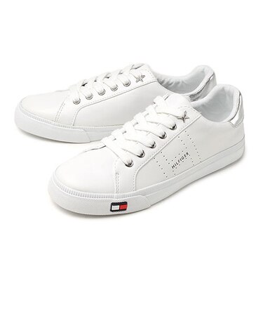 【SALE】TOMMY HILFIGER トミーヒルフィガー LUSTERY ホワイト/シルバー