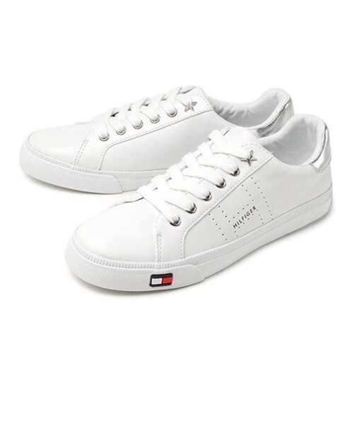 【SALE】TOMMY HILFIGER トミーヒルフィガー LUSTERY ホワイト/シルバー