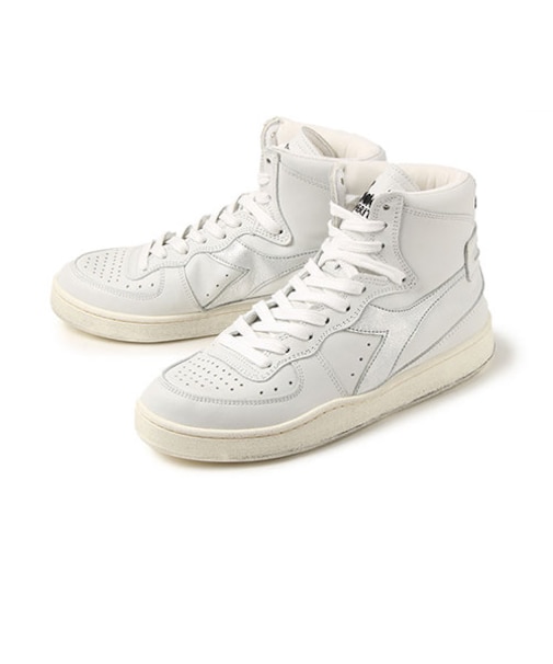 【SALE】Diadora heritage ディアドラ ヘリテージ MI BASKET USED W(マイ バスケット ユーズド ウィメンズ) 176695 6103 ホワイト/シルバー