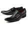 【SALE】BLACK LIST by MADRAS ブラックリスト バイ マドラス メンズ ビジネスシューズ モンクストラップ BC6006 ブラック