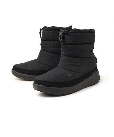 THE NORTH FACE ザ・ノース・フェイス W NUPTSE BOOTIE WP VIII(ウィメンズ ヌプシ ブーティ ウォータープルーフ 8) NFW52272 KK ブラック/ブラック