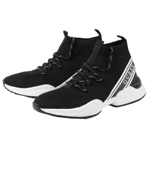 GUESS ゲス BRITE ソックススニーカー ブラック