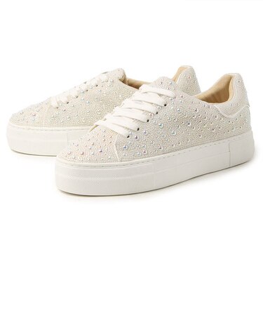 BETSEY JOHNSON ベッツィ ジョンソン ラインストーンスニーカー SIDNY