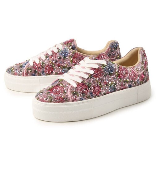 BETSEY JOHNSON ベッツィ ジョンソン ラインストーンスニーカー SIDNY