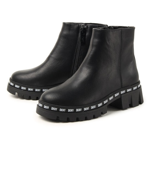 【SALE】【20cm～21cm】DKNY ダナキャランニューヨーク ショートブーツ GABBY BOLTEN DKN948 ブラック