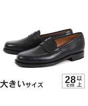 大きいサイズ【28cm 28.5cm 29cm】GENTIQUE ジェンティーク RODY ロディ ローファー 18235 ブラック