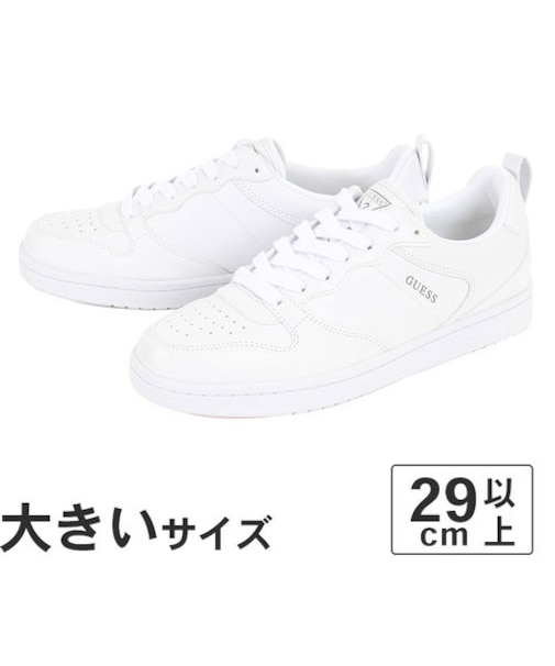 大きいサイズ【29cm 30cm 31cm】GUESS ゲス LEMMY ホワイト