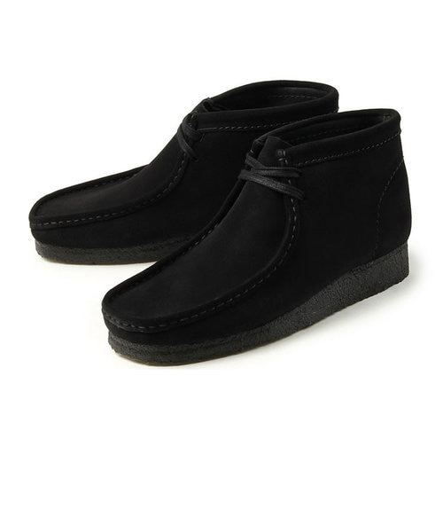 CLARKS クラークスオリジナルズ　ワラビー 黒 スエード　26.5 Clarks Originals クラークス オリジナルズ WALLABEE BOOT(ワラビー