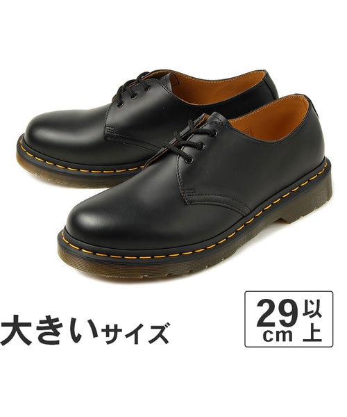 大きいサイズ【29cm 30cm】Dr.Martens ドクターマーチン 1461 3EYE GIBSON SHOE 1461 3ホール  ギブソンシュー R11838002 ブラック｜ネクストフォーカスの通販｜&mall（アンドモール）三井ショッピングパーク公式通販