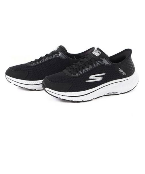 SKECHERS スケッチャーズ SLIP-INS スリップインズ ゴーラン コンシステント 2.0 エンデュア 128615 BKSL ブラック/シルバー