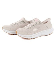 SKECHERS スケッチャーズ SLIP-INS GO RUN CONSISTENT 2.0 ENDURE スリップインズ ゴーラン コンシステント 2.0 エンデュア 128615 NTPK ナチュラル/ピンク