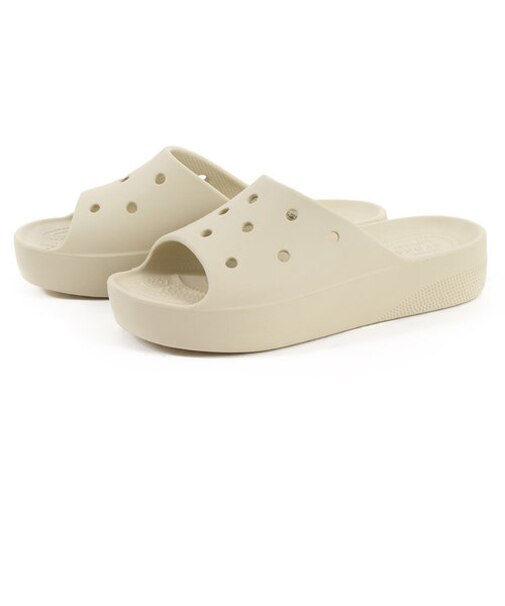 【SALE】crocs クロックス CLASSIC PLATFORM SLIDE クラシック プラットフォーム スライド 208180-6S0 3UG 2Y2 001