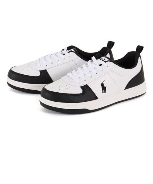 POLO RALPH LAUREN ポロ ラルフ ローレン POLO COURT II ポロ コート 2 RL00600001 ブラック/ホワイト