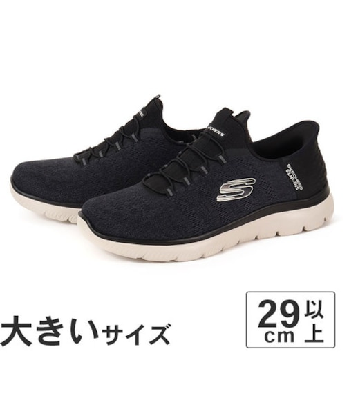 大きいサイズ【29cm 30cm 31cm】SKECHERS スケッチャーズ SLIP-INS SUMMITS KEY PACE スリップインズ サミッツ キーペース 232469W BLK ブラック