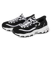 SKECHERS スケッチャーズ SLIP-INS DLITES NEW CLASSIC スリップインズ ディーライツ ニュークラシック 150030 BKW ブラック/ホワイト