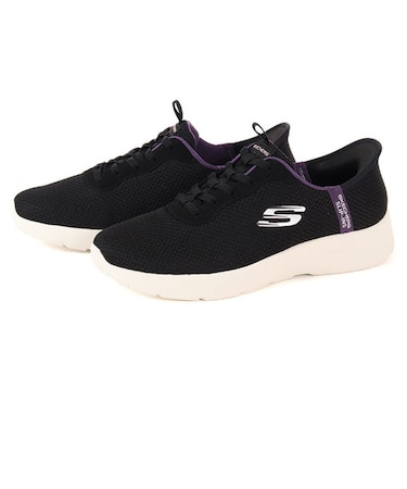 SKECHERS スケッチャーズ SLIP-INS スリップインズ ダイナマイト 2.0 デイリーアドベンチャー 150480 BKPR ブラック/パープル
