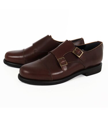 ARGIS アルジス メンズ ダブルモンクストラップシューズ 91144