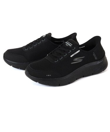 SKECHERS スケッチャーズ SLIP-INS GO WALK FLEX CLEAR CREEK スリップインズ ゴーウォーク フレックス クリア クリーク 124846W BBK ブラック